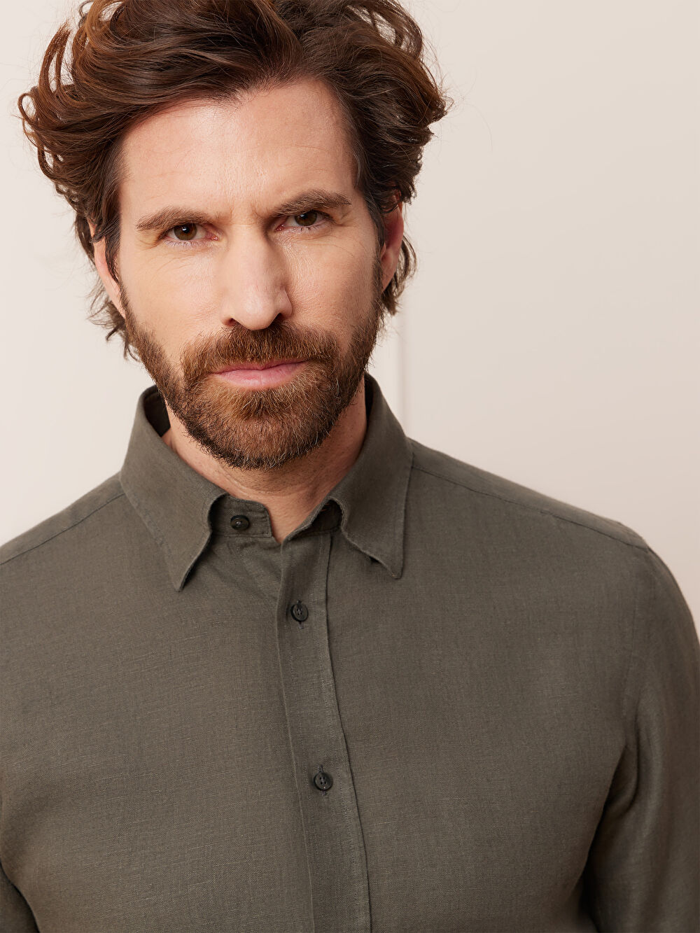 KOSZULA KHAKI CAPRI DŁUGI RĘKAW - 2