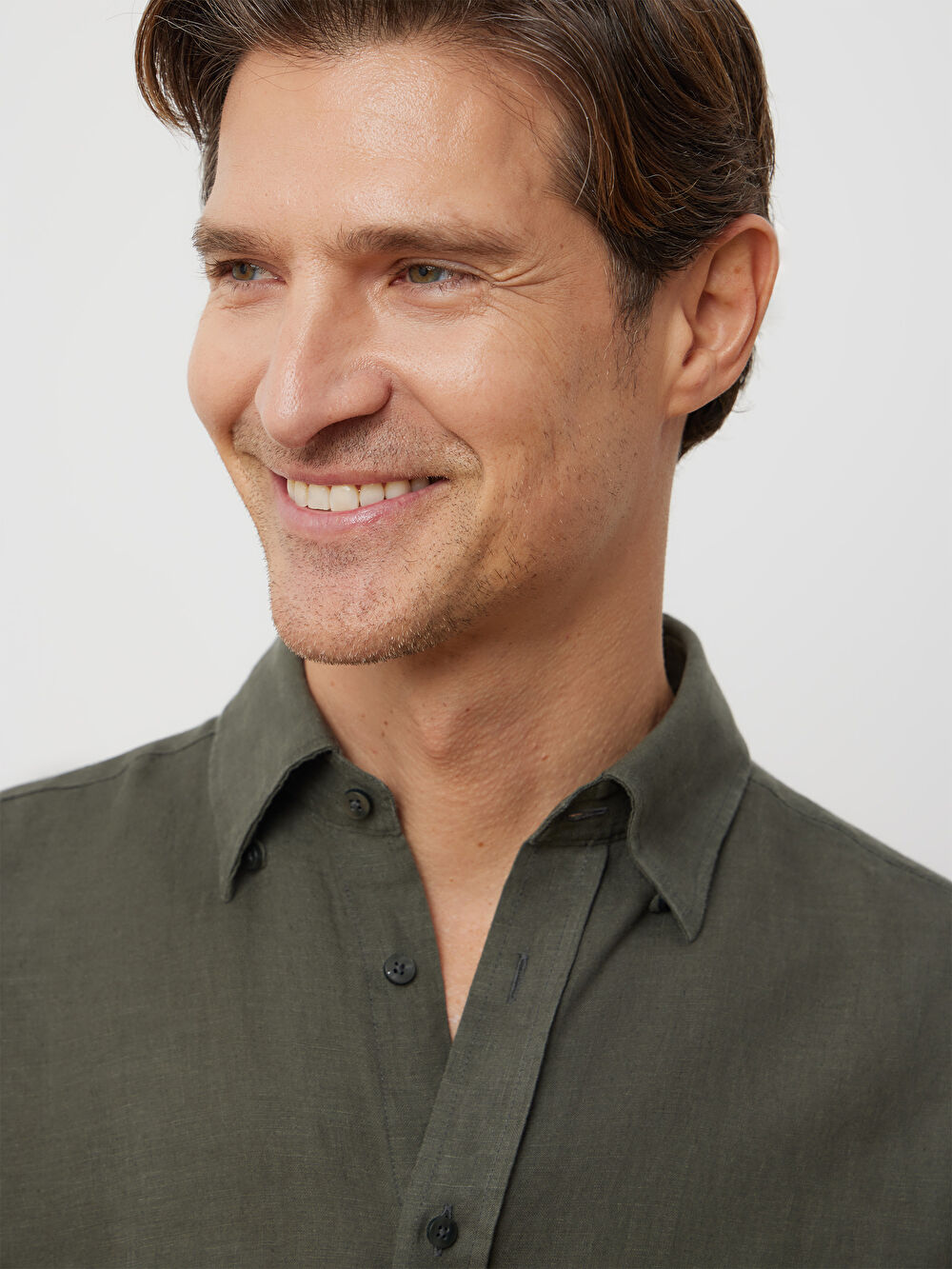 KOSZULA KHAKI CAPRI KRÓTKI RĘKAW - 3