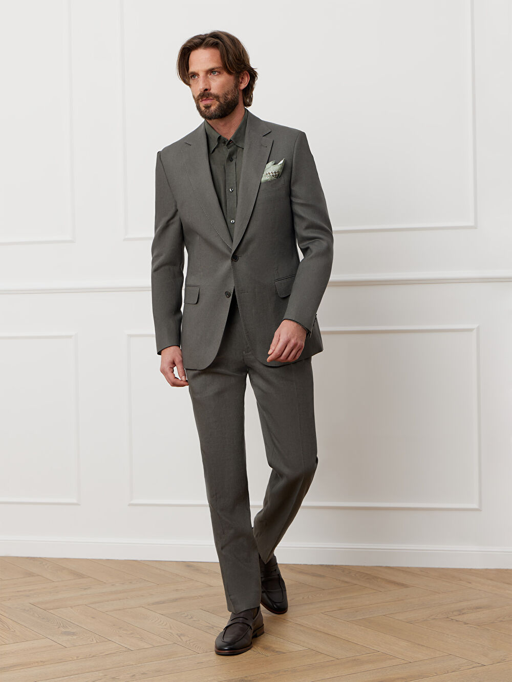 MARYNARKA KHAKI TURYN DO GARNITURU - MIKSUJ I ŁĄCZ