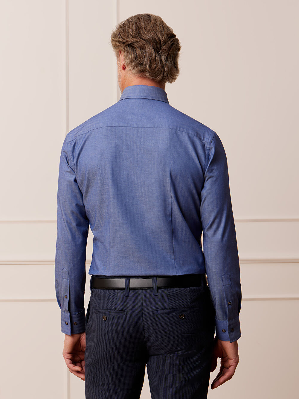 NIEBIESKA KOSZULA CAPRI DŁUGI RĘKAW - 5