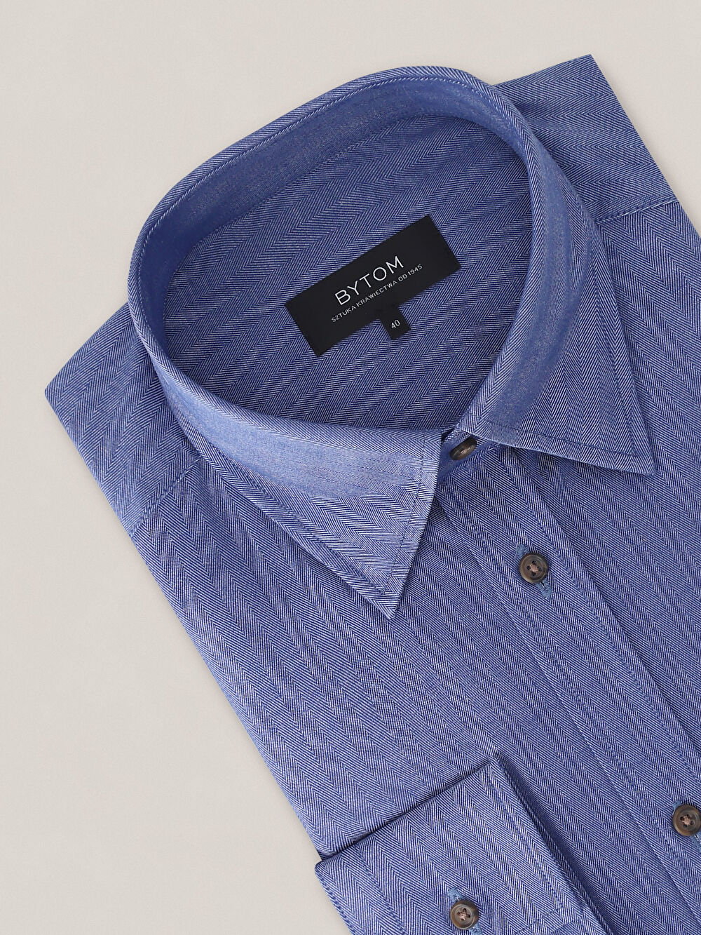 NIEBIESKA KOSZULA CAPRI DŁUGI RĘKAW - 3