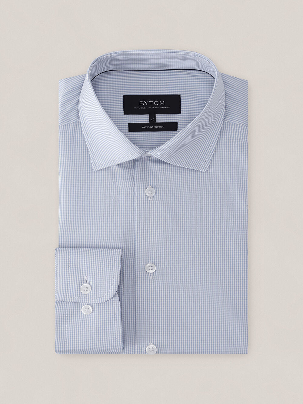 NIEBIESKA KOSZULA ROMA DŁUGI RĘKAW - 2