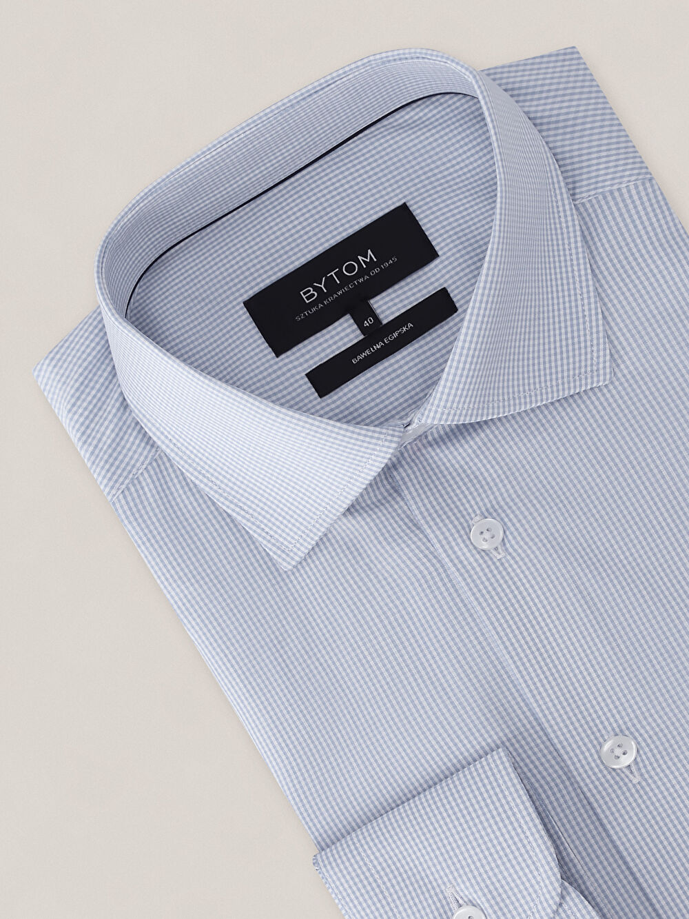 NIEBIESKA KOSZULA ROMA DŁUGI RĘKAW - 3