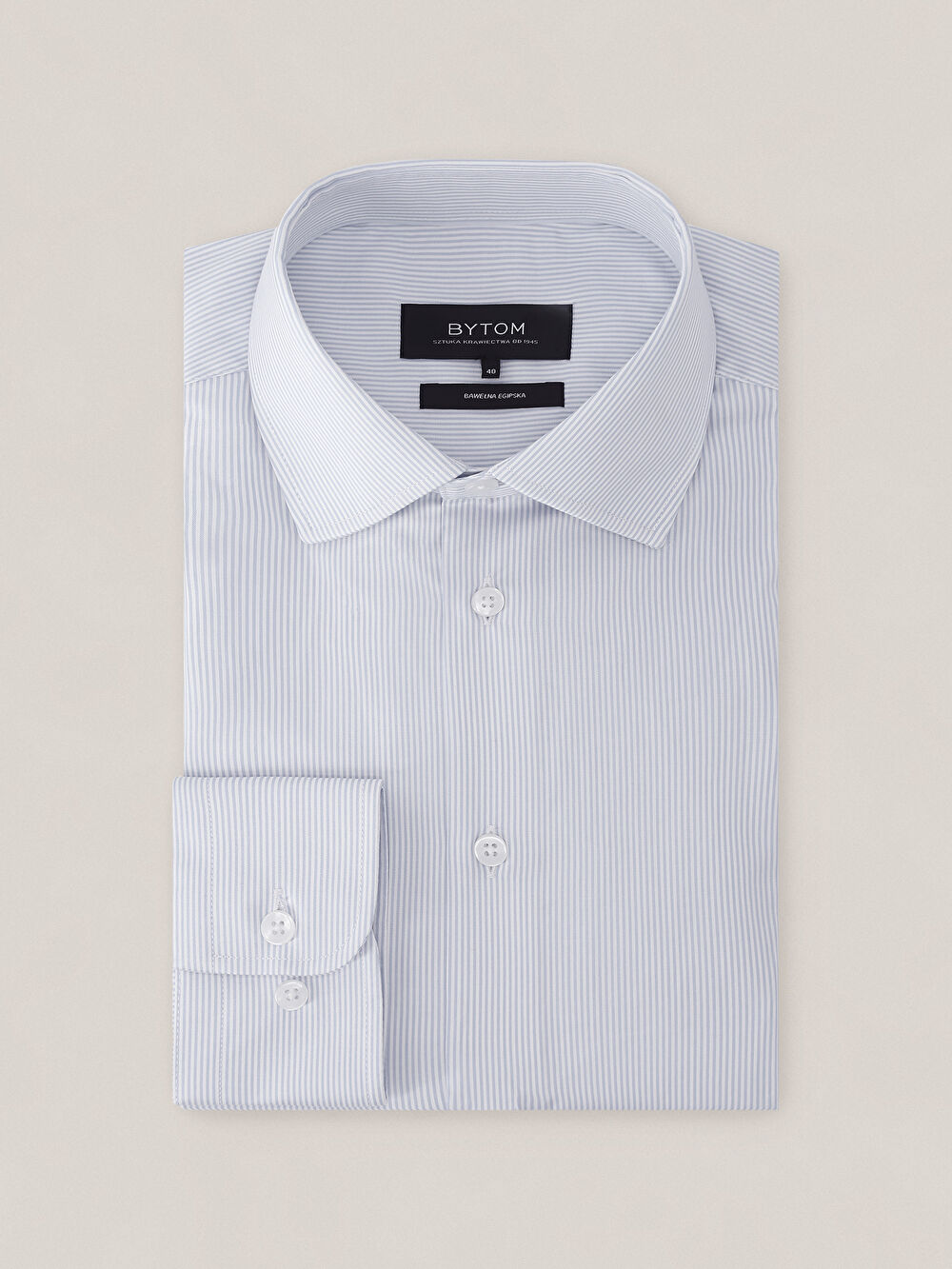 NIEBIESKA KOSZULA ROMA DŁUGI RĘKAW - 2