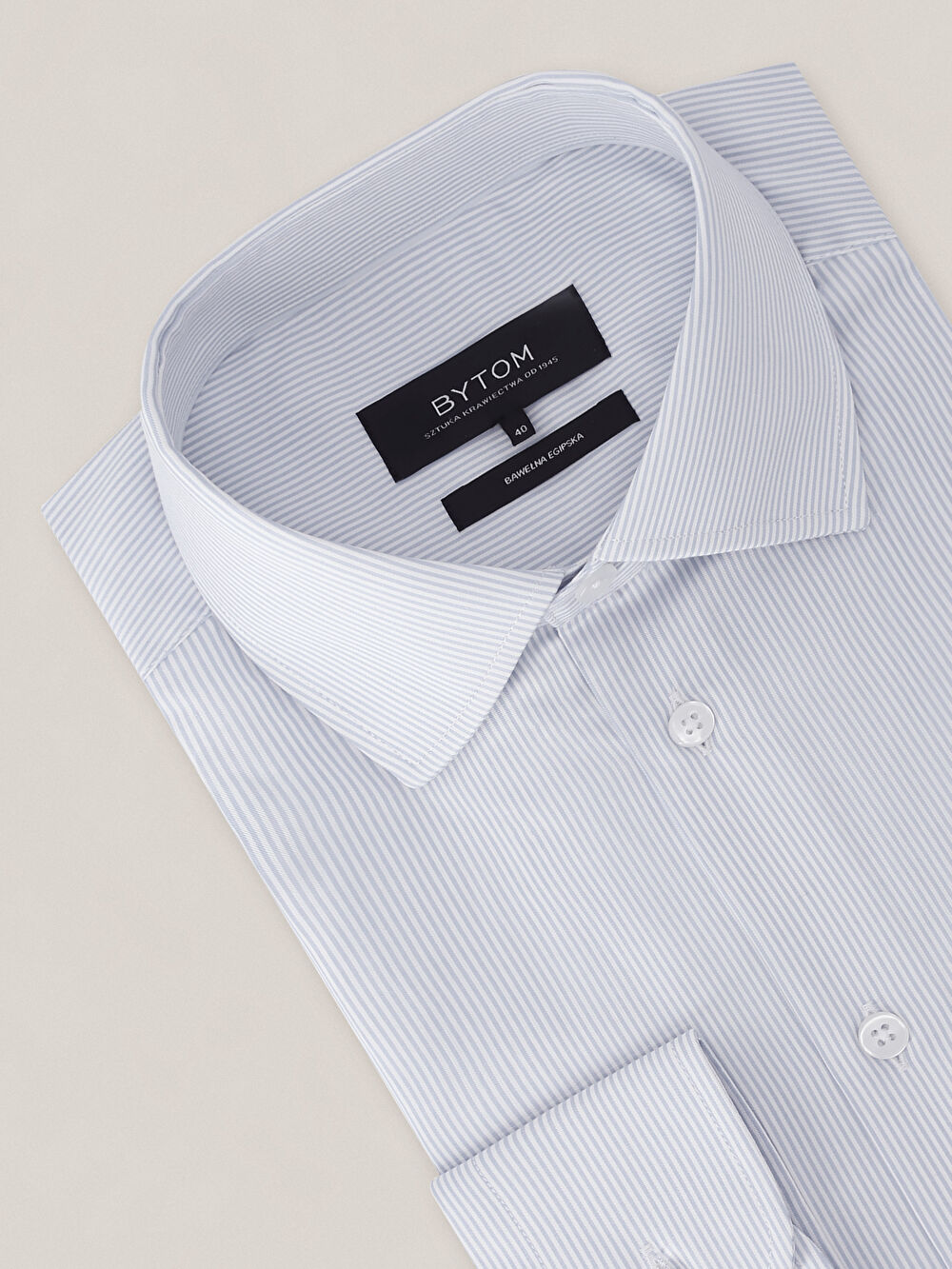 NIEBIESKA KOSZULA ROMA DŁUGI RĘKAW - 3