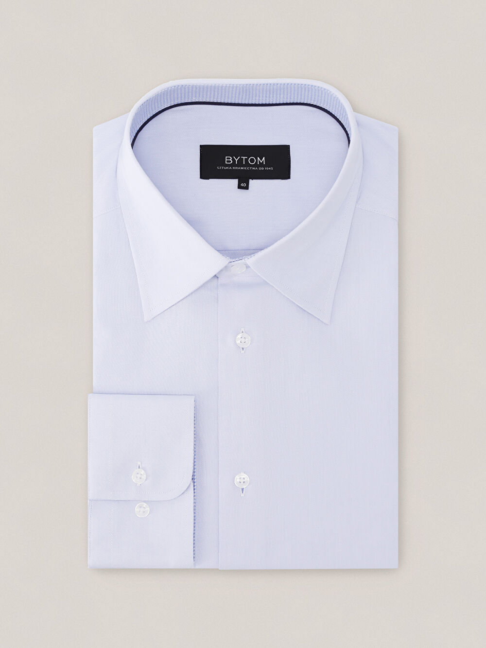 NIEBIESKA KOSZULA HAGA DŁUGI RĘKAW - 2