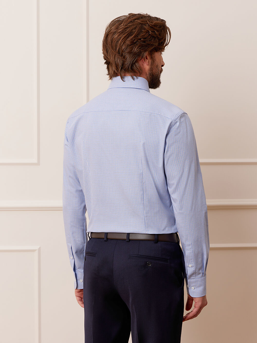 NIEBIESKA KOSZULA BRAGA DŁUGI RĘKAW - 6