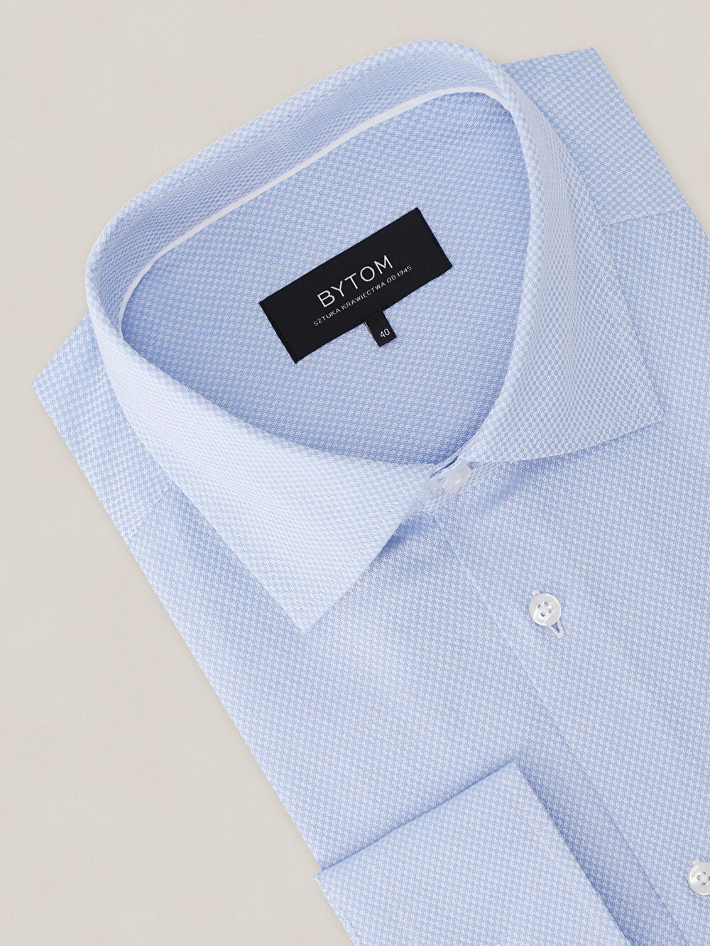 NIEBIESKA KOSZULA ROMA DŁUGI REKAW - 3