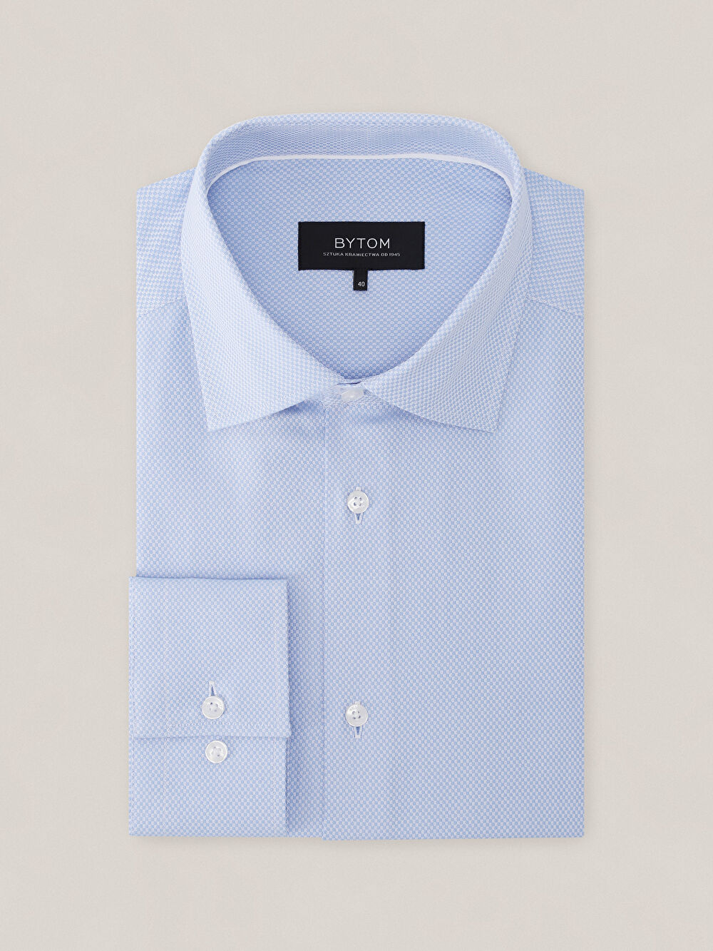 NIEBIESKA KOSZULA ROMA DŁUGI REKAW - 2