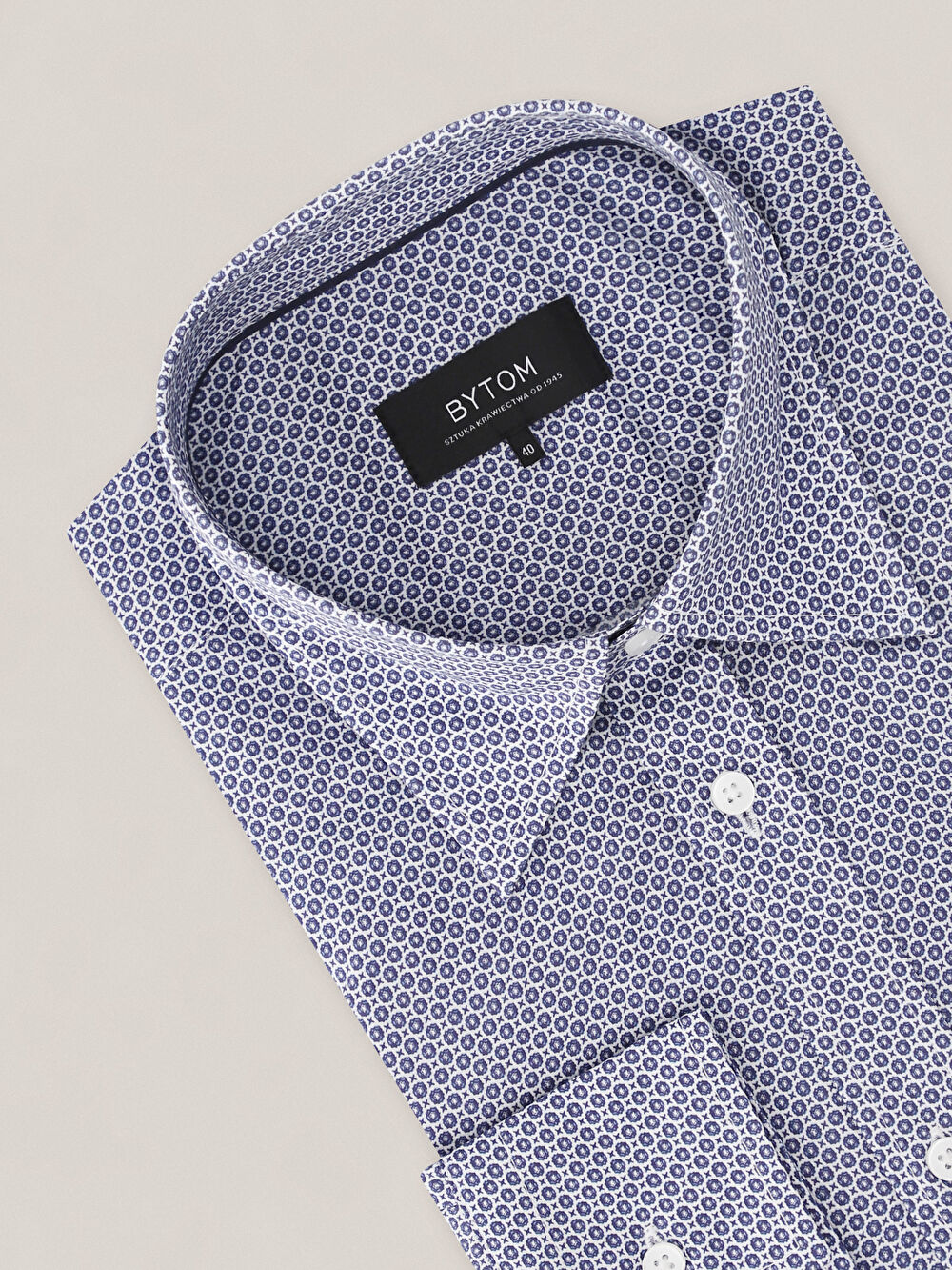 NIEBIESKA KOSZULA CAPRI DŁUGI RĘKAW - 3