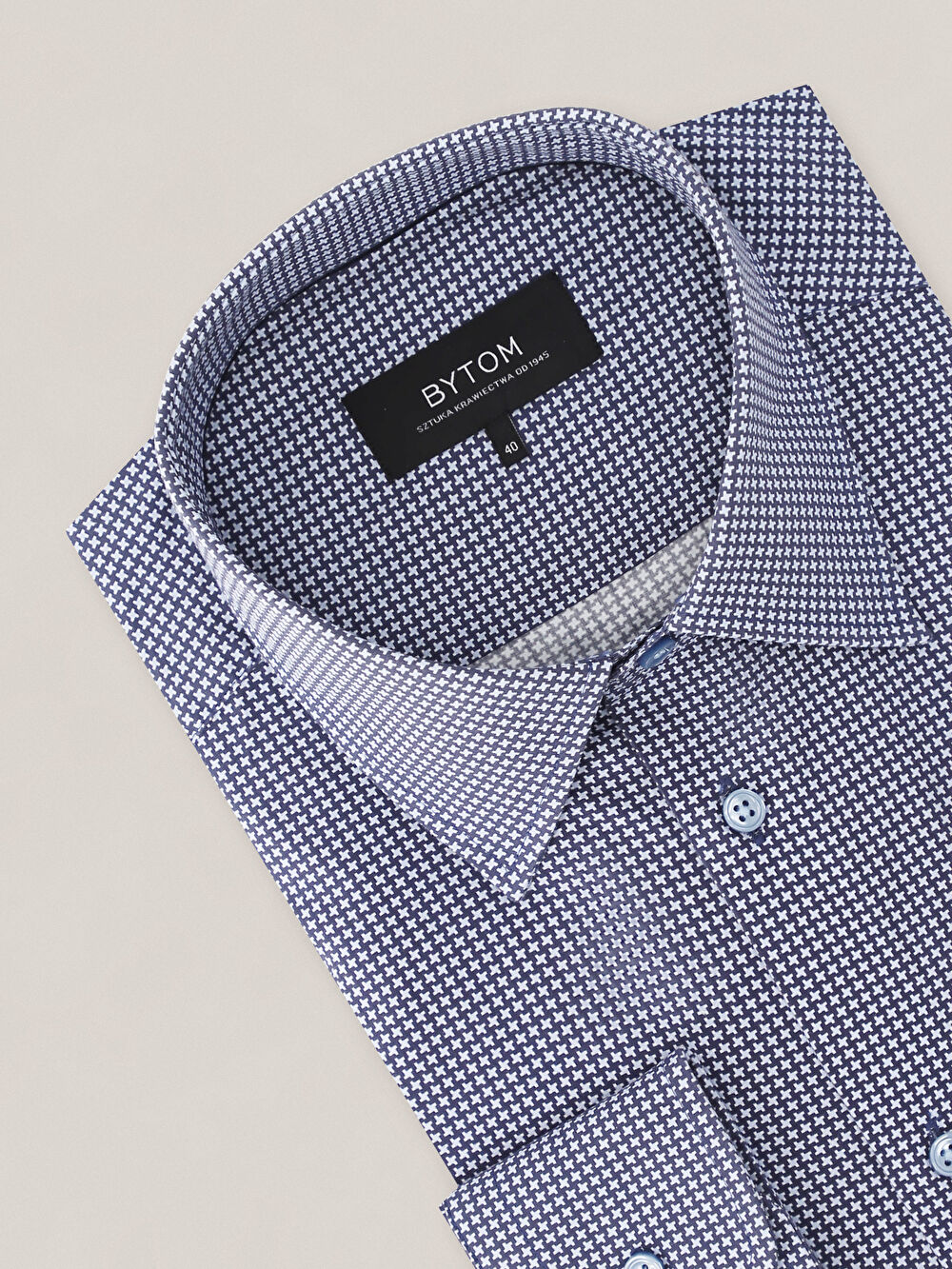 NIEBIESKA KOSZULA HAGA DŁUGI RĘKAW - 3