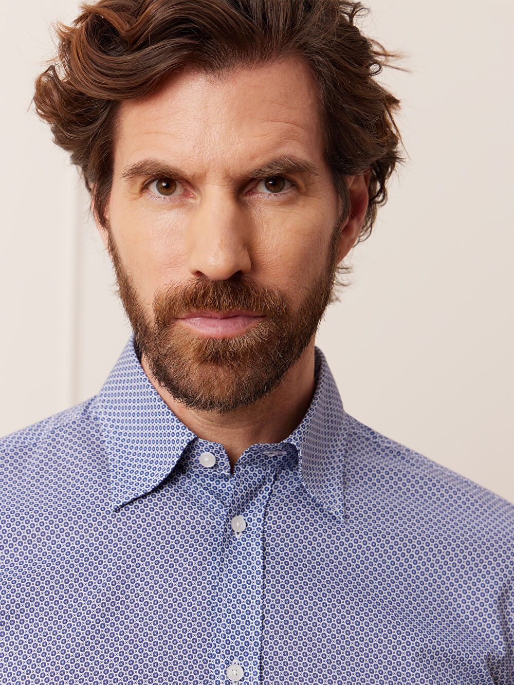 NIEBIESKA KOSZULA CAPRI DŁUGI RĘKAW - 5