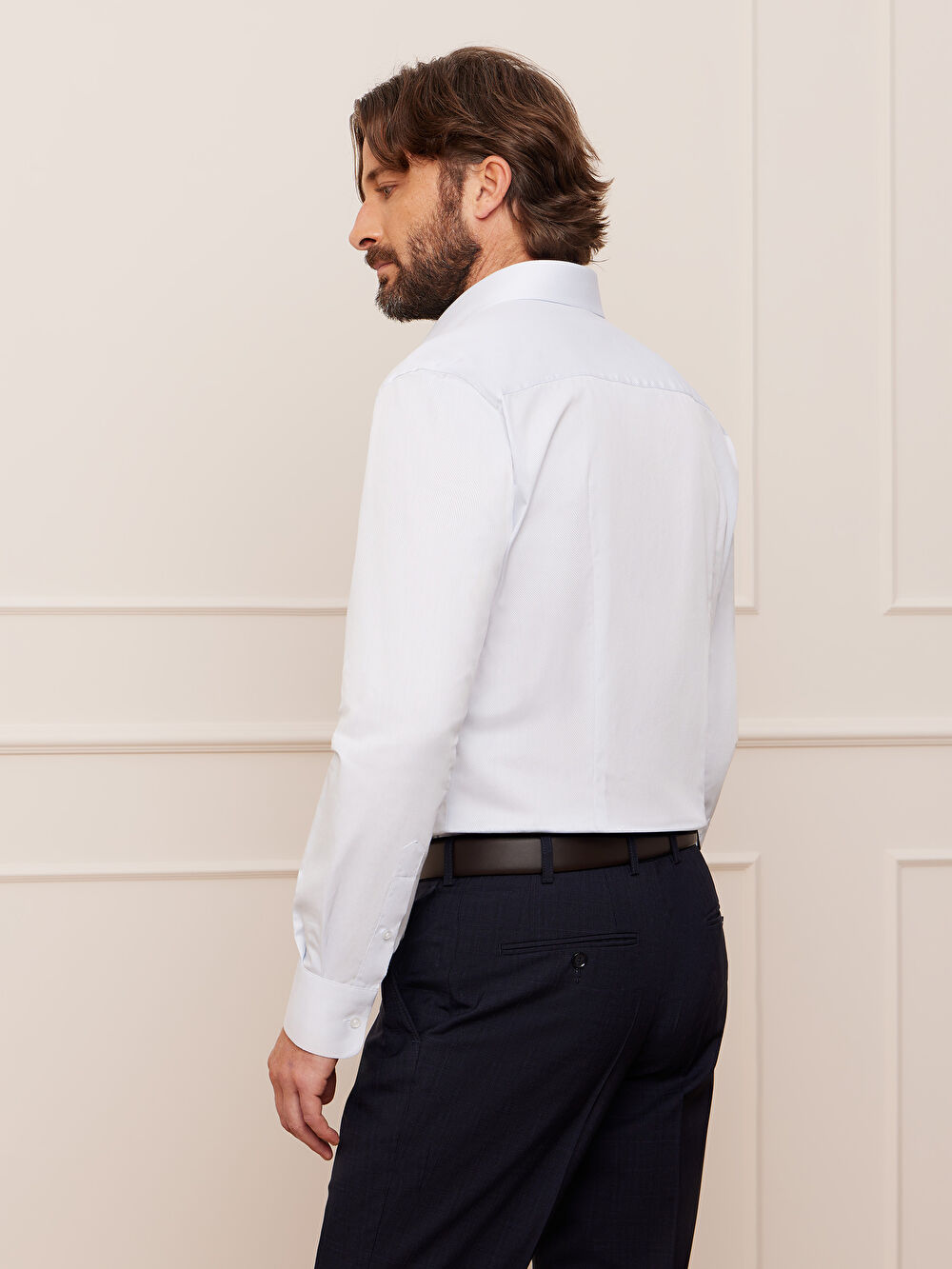 NIEBIESKA KOSZULA ROMA DŁUGI RĘKAW - 4