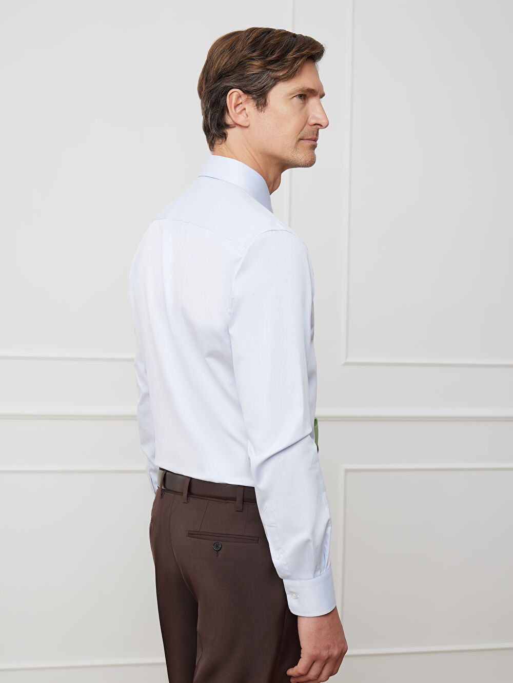 NIEBIESKA KOSZULA ROMA DŁUGI RĘKAW - 4