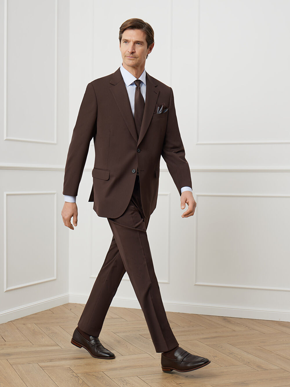 NIEBIESKA KOSZULA ROMA DŁUGI RĘKAW - 6