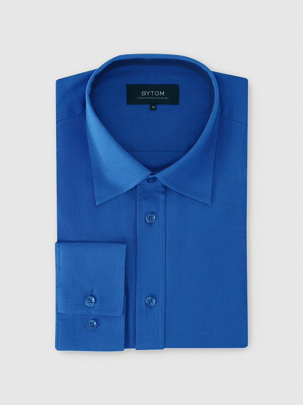 NIEBIESKA KOSZULA CAPRI DŁUGI RĘKAW