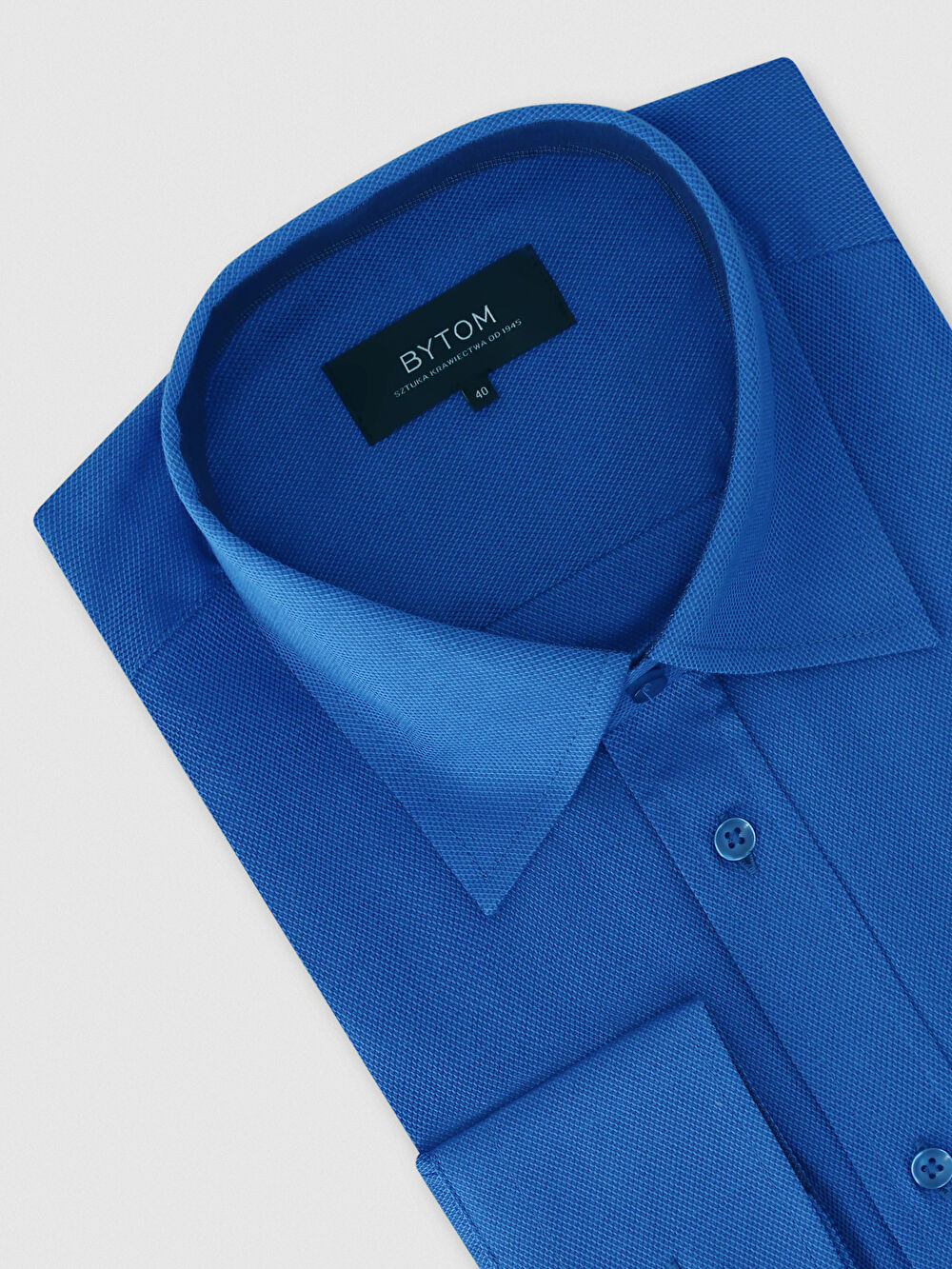 NIEBIESKA KOSZULA CAPRI DŁUGI RĘKAW - 2