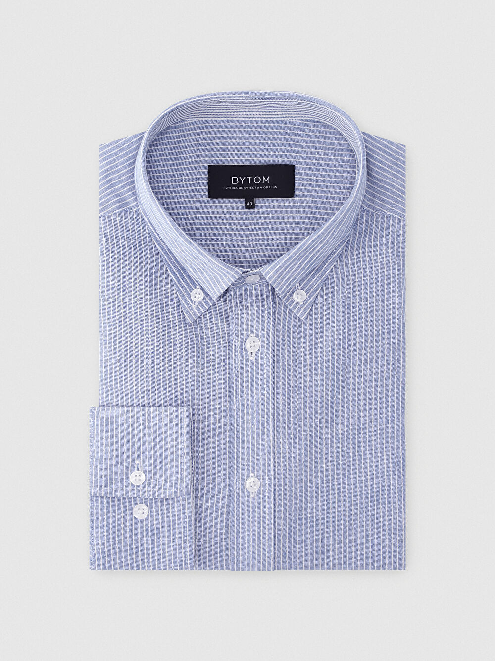 NIEBIESKA KOSZULA MALMO DŁUGI RĘKAW - 2