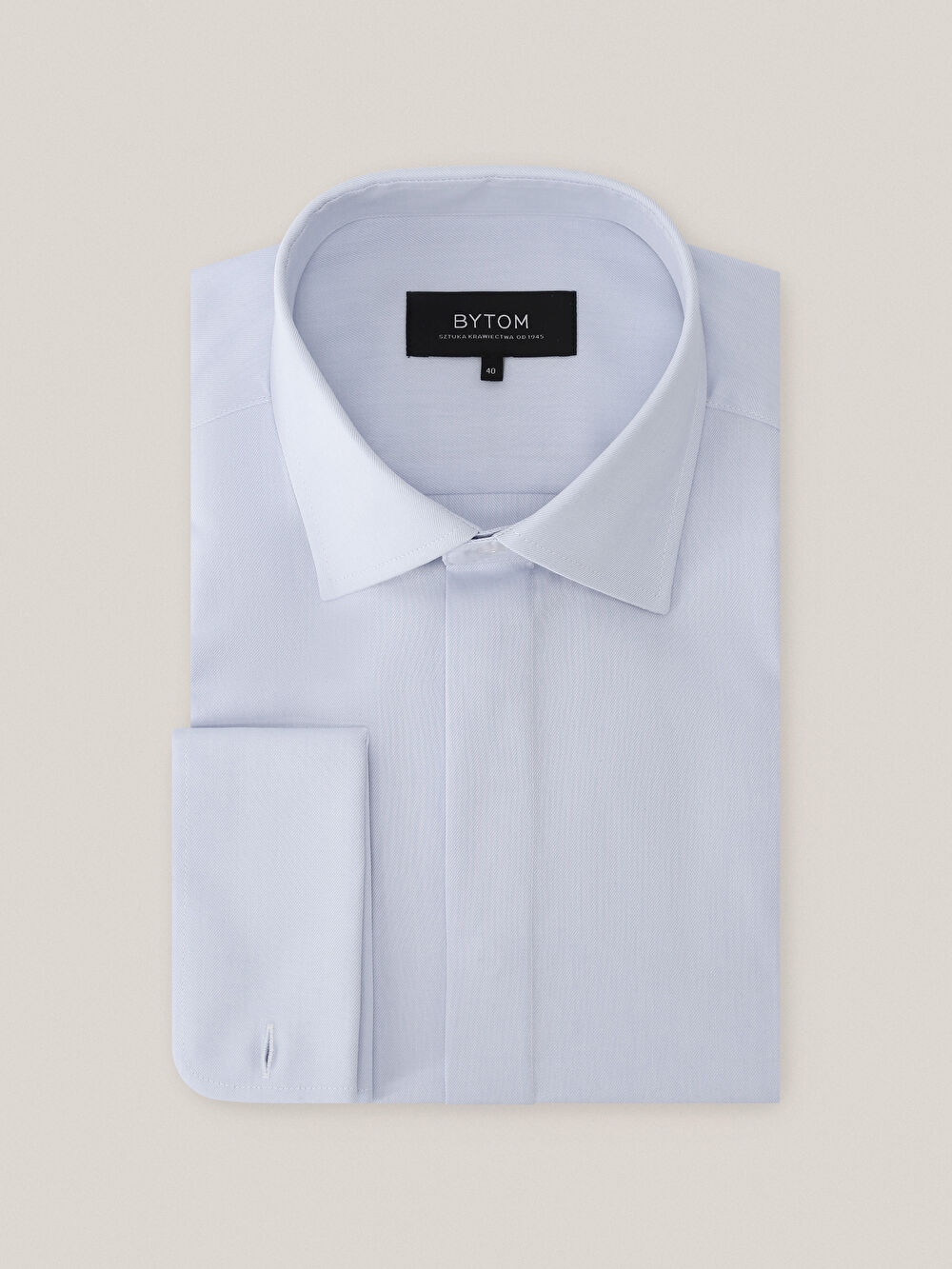 NIEBIESKA KOSZULA ROMA DŁUGI RĘKAW - 2