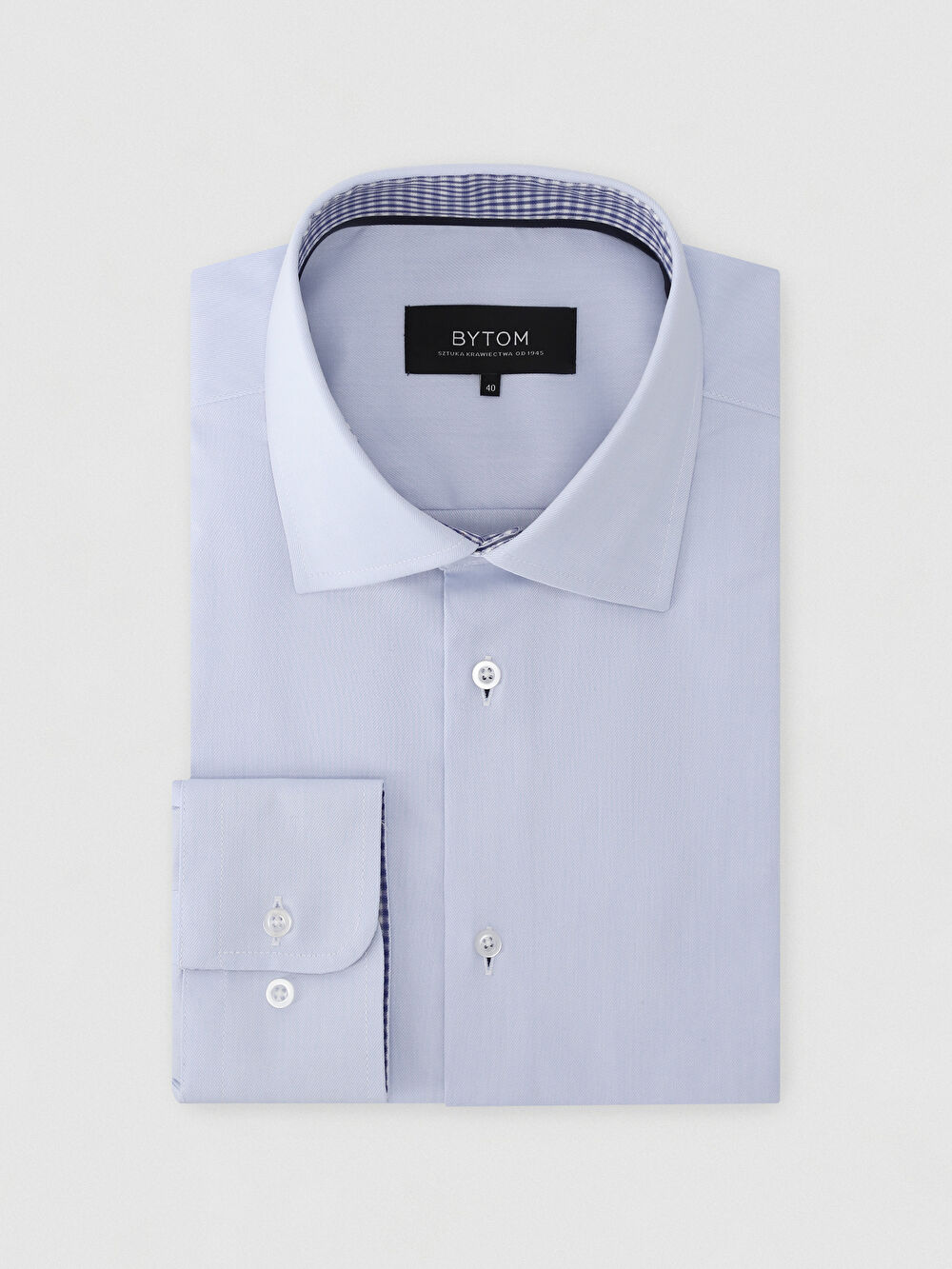 NIEBIESKA KOSZULA ROMA DŁUGI RĘKAW - 2