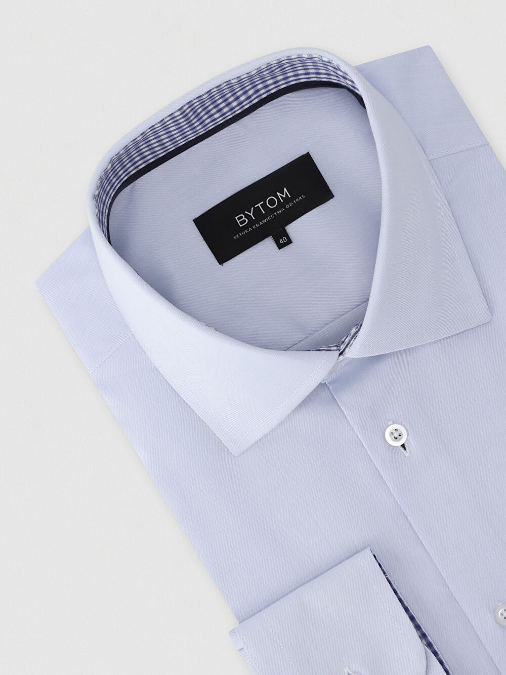 NIEBIESKA KOSZULA ROMA DŁUGI RĘKAW - 3