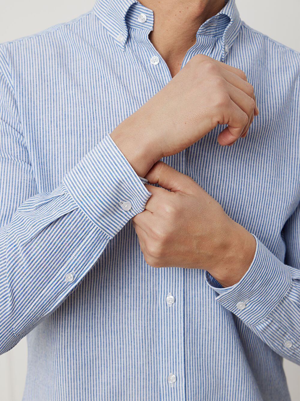 NIEBIESKA KOSZULA MALMO DŁUGI RĘKAW - 5