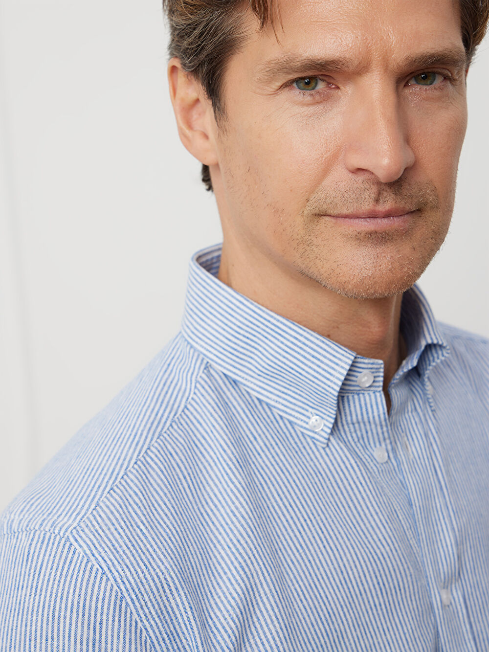 NIEBIESKA KOSZULA MALMO DŁUGI RĘKAW - 7