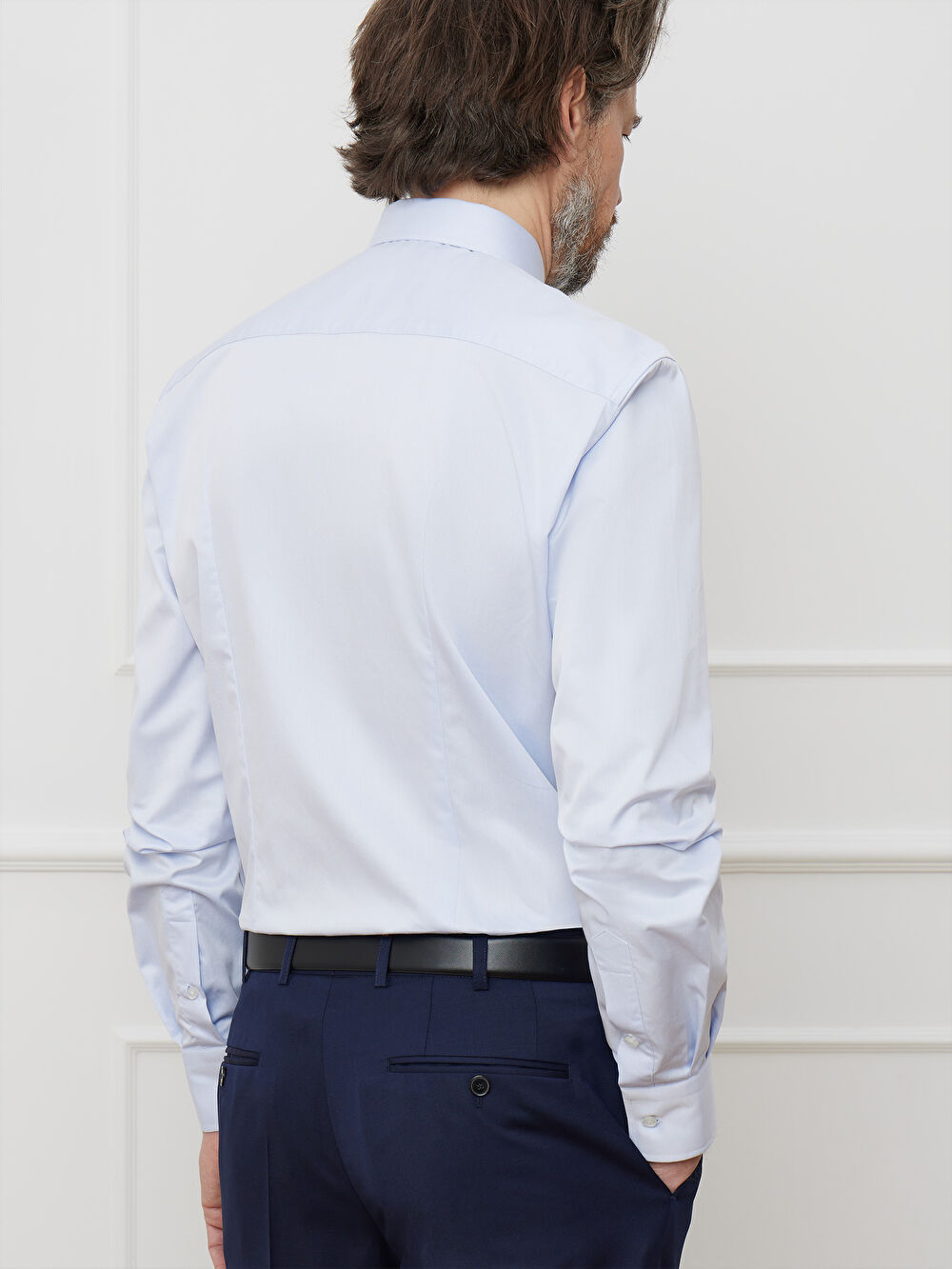 NEBIESKA KOSZULA LONDON DŁUGI RĘKAW - 4