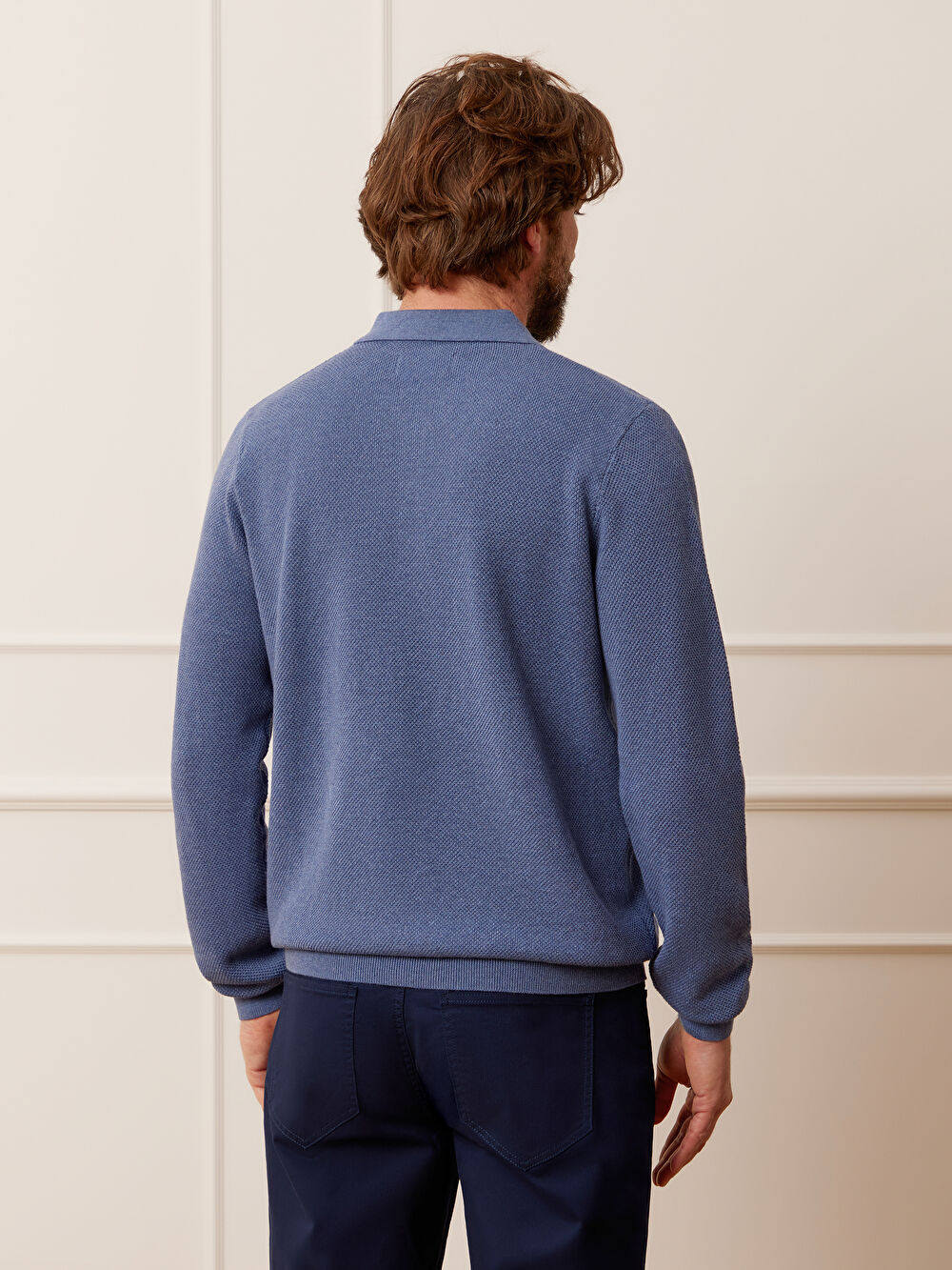 NIEBIESKI SWETER LOUIS - 6