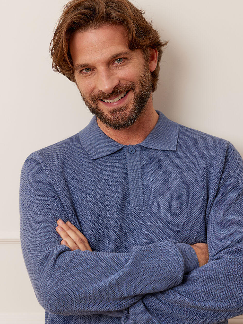 NIEBIESKI SWETER LOUIS - 7