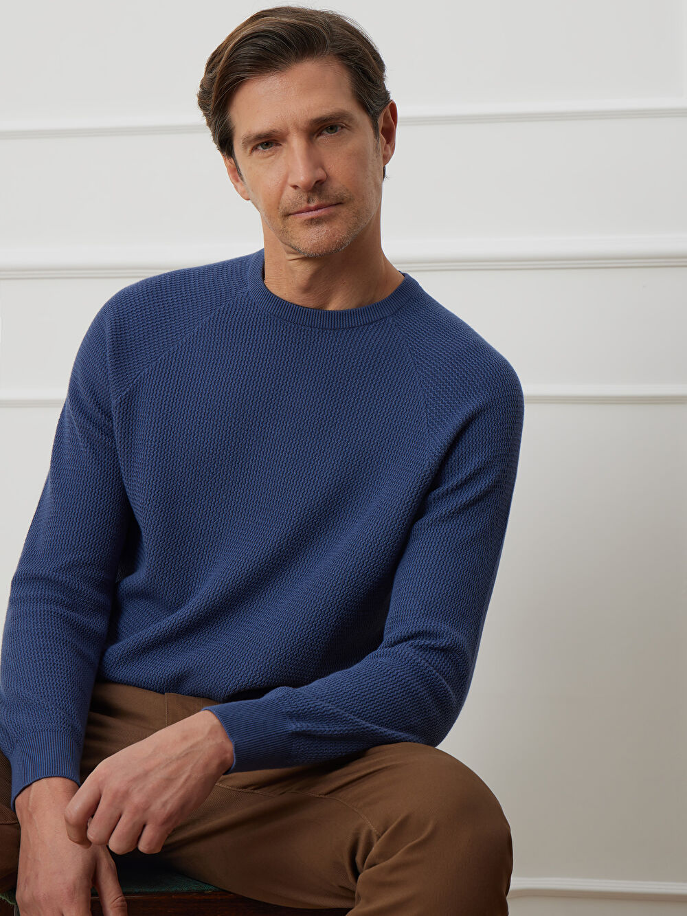 NIEBIESKI SWETER KINLAY - 5