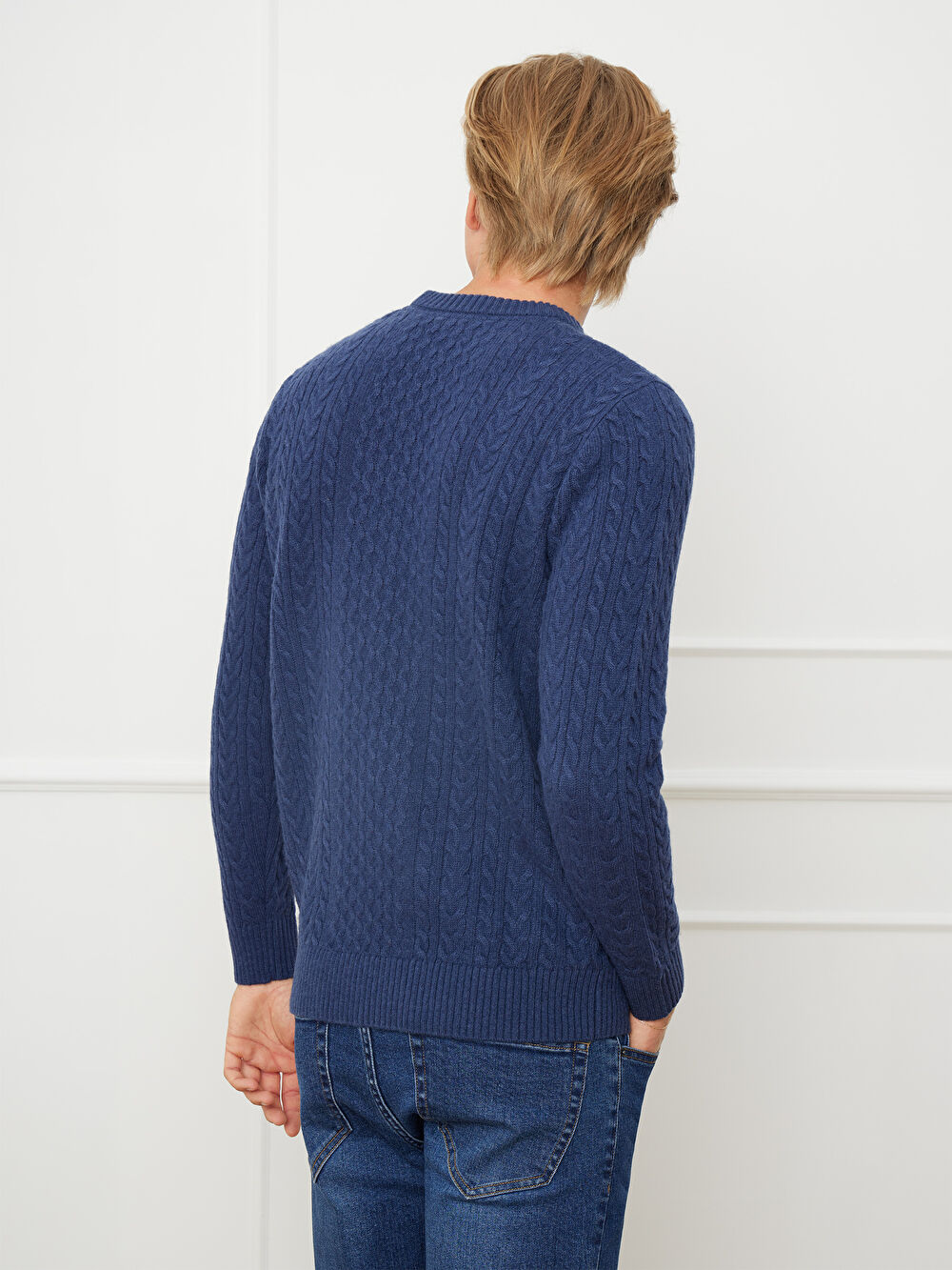 NIEBIESKI SWETER CALIENTE - 3