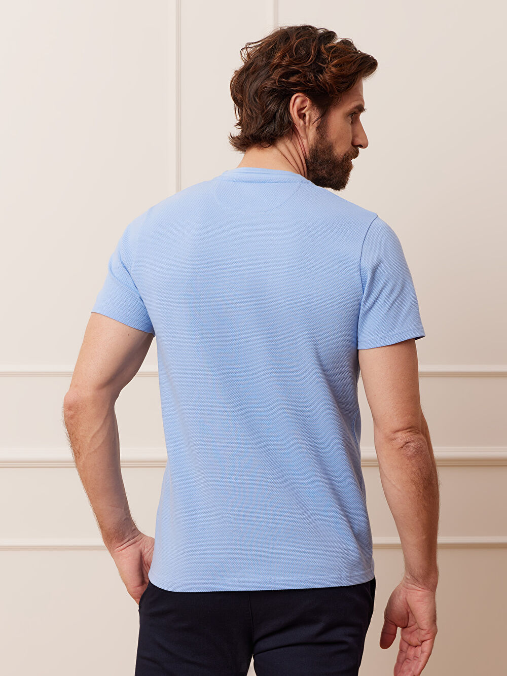 NIEBIESKI T-SHIRT KIRKOS - 6