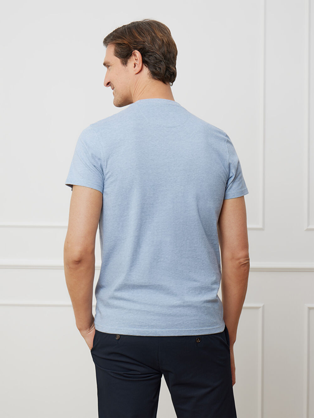 NIEBIESKI T-SHIRT COLBY - 3