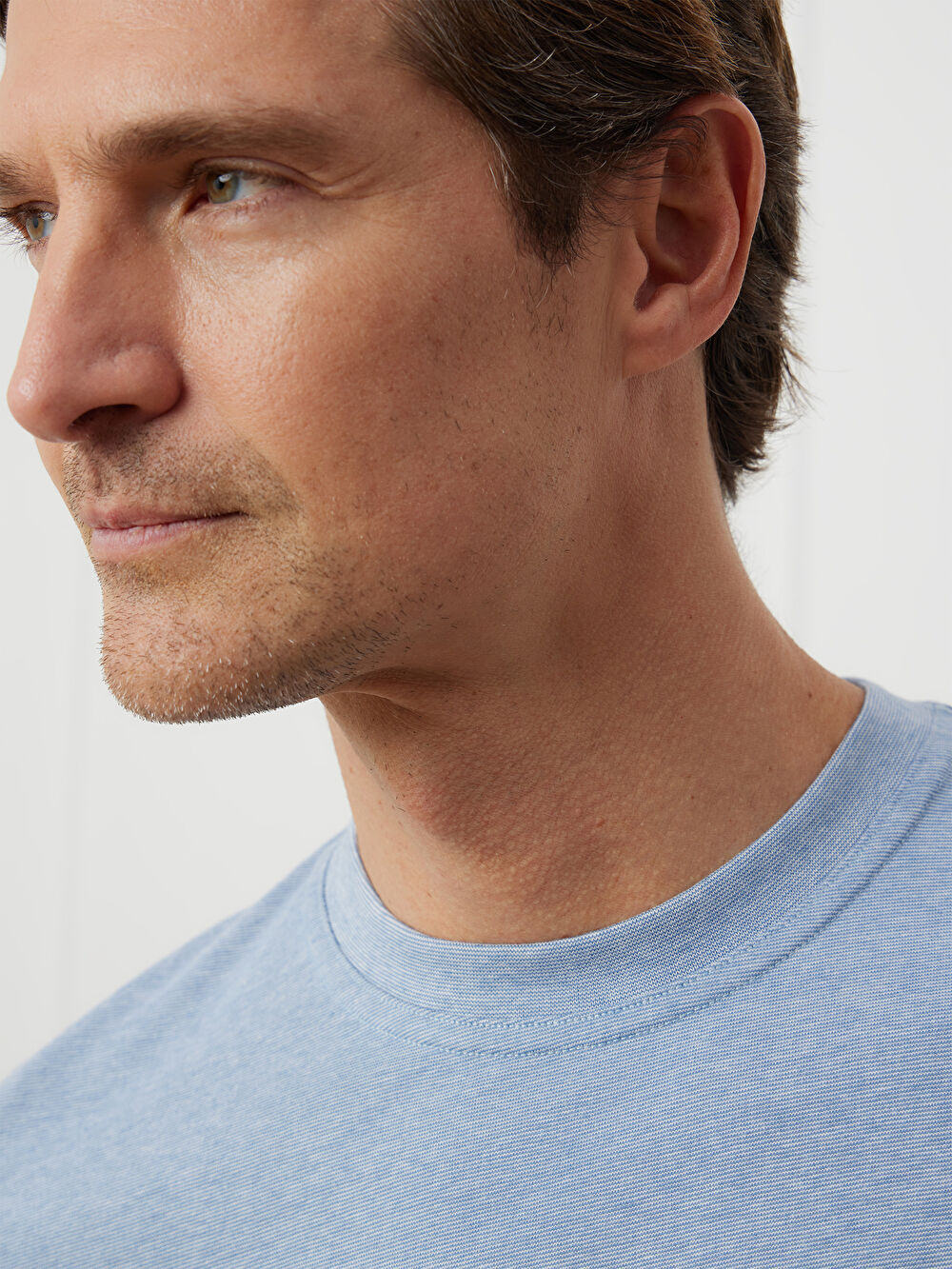 NIEBIESKI T-SHIRT COLBY - 4