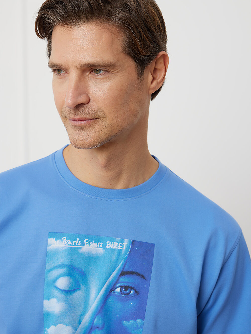 NIEBIESKI T-SHIRT OLBIŃSKI - 5