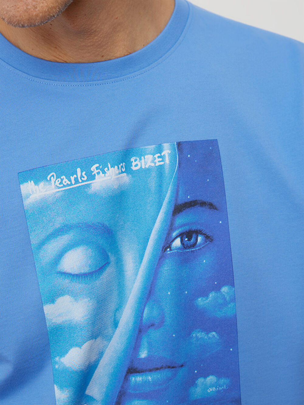 NIEBIESKI T-SHIRT OLBIŃSKI - 4