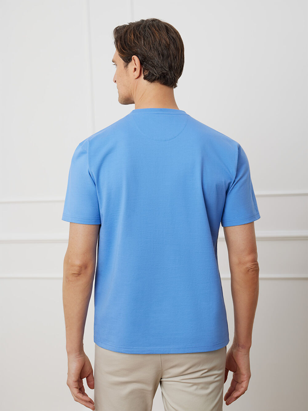 NIEBIESKI T-SHIRT OLBIŃSKI - 3