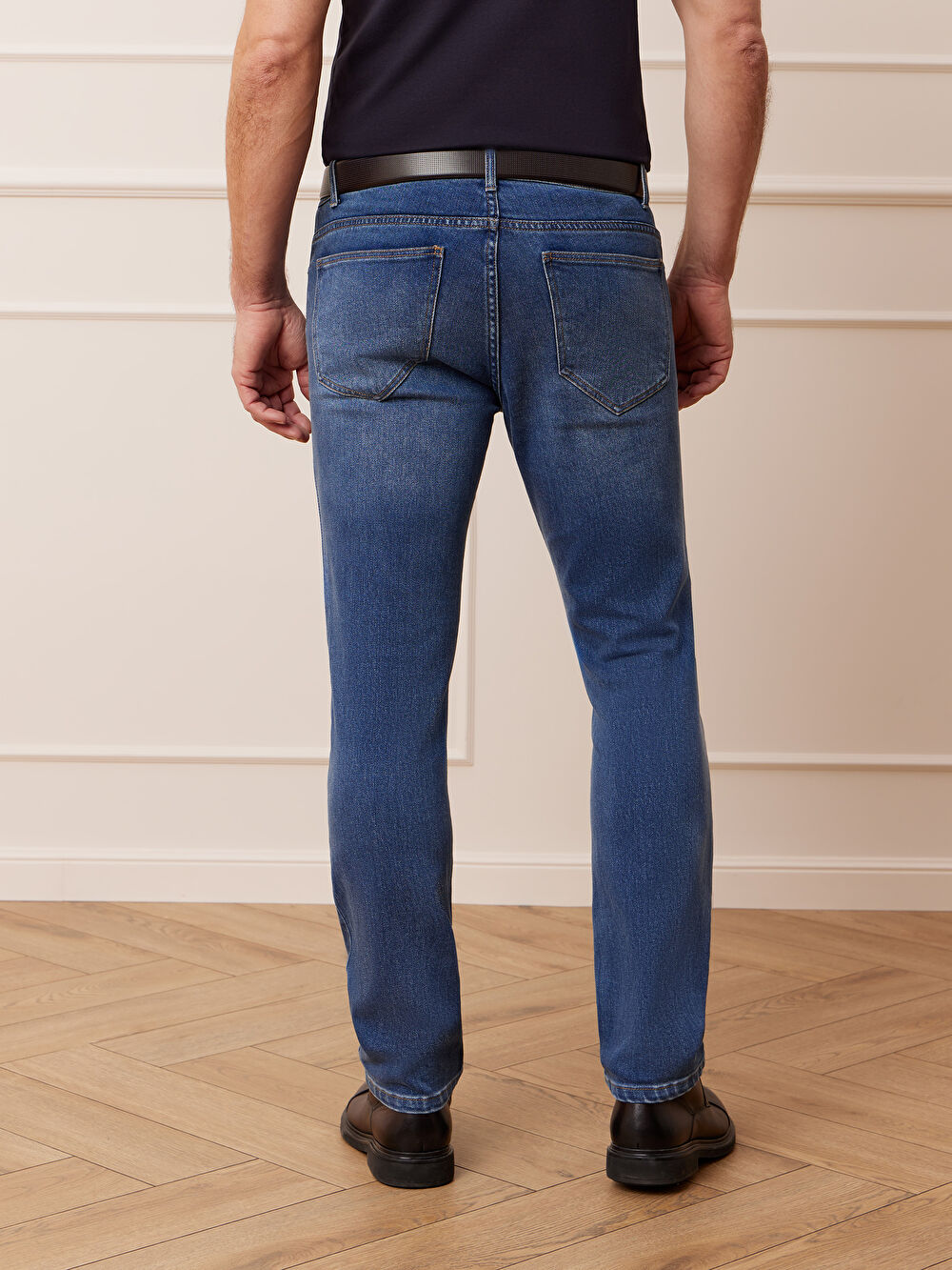 NIEBIESKIE JEANSY GENESON - 4