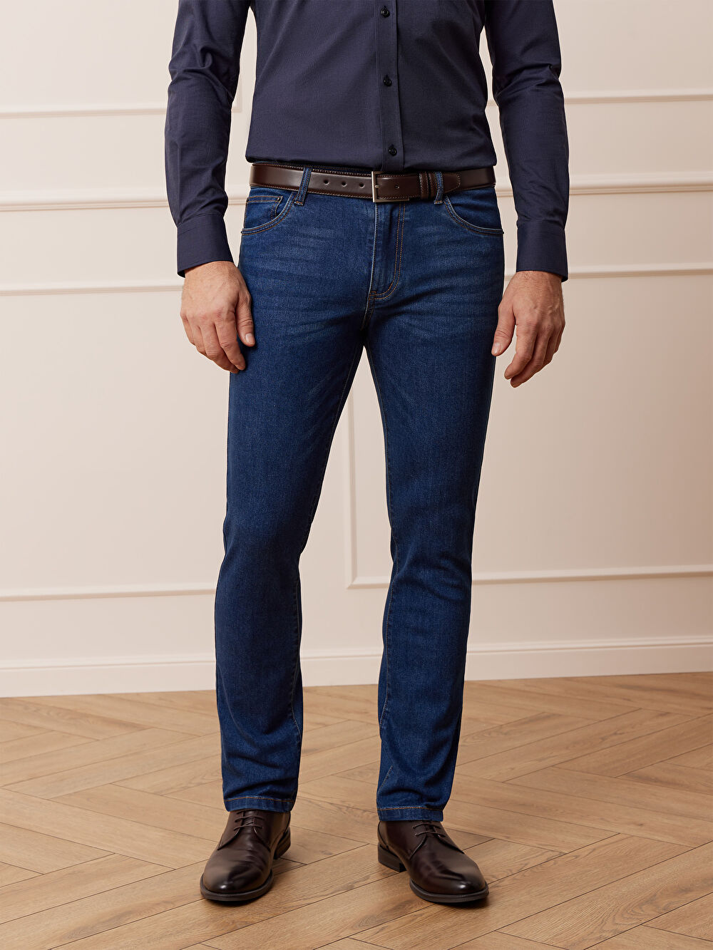 NIEBIESKIE JEANSY GENESON - 2