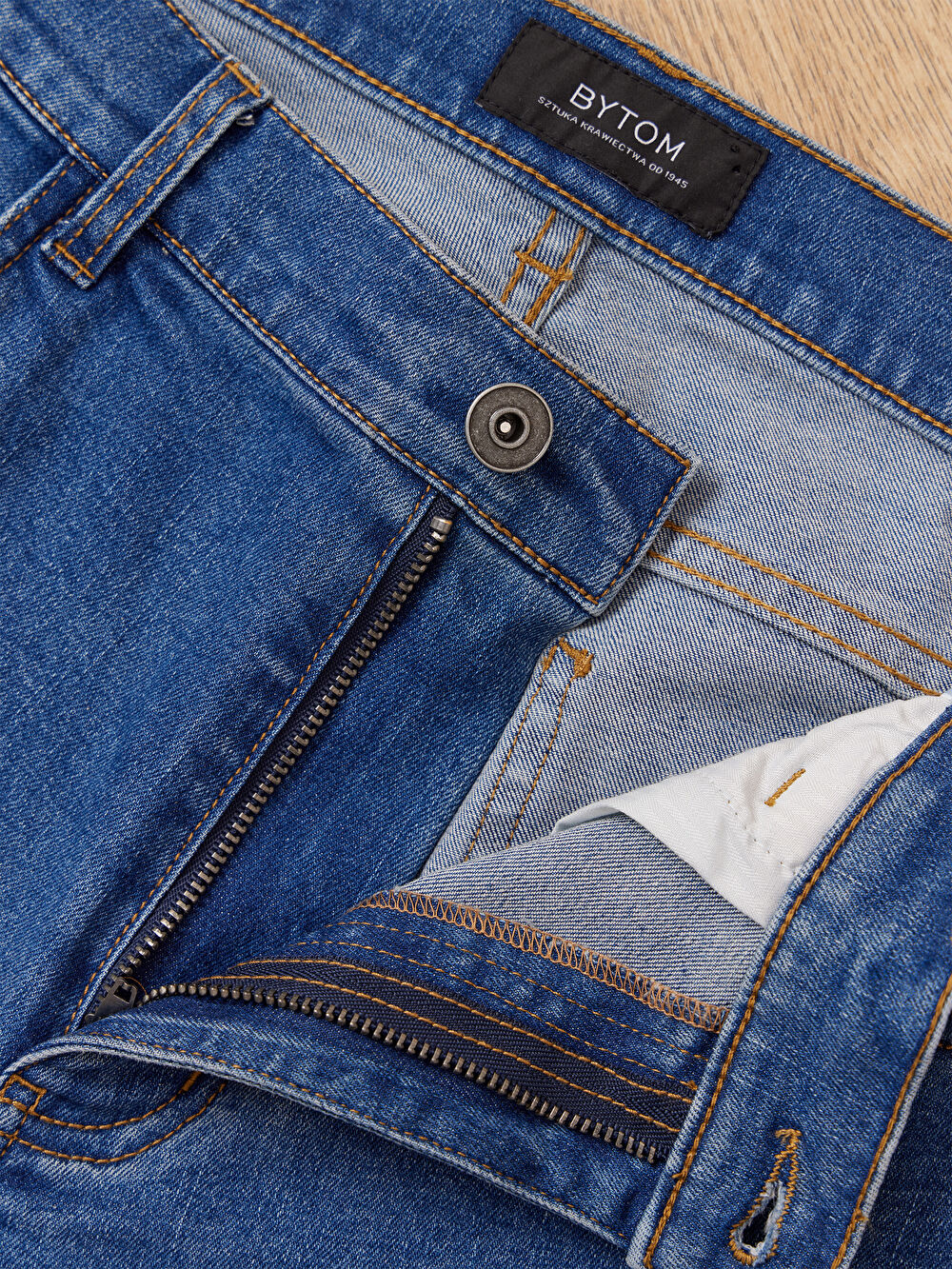 NIEBIESKIE JEANSY VARVET - 3