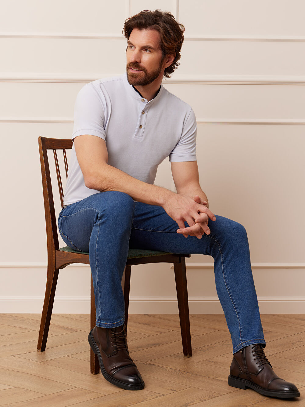 NIEBIESKIE JEANSY VARVET