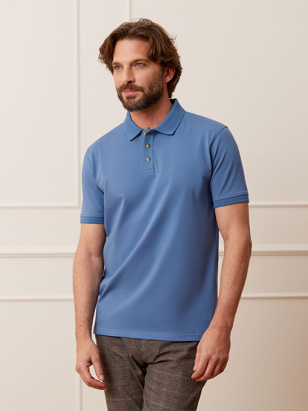 NIEBIESKIE POLO RUCKINGE