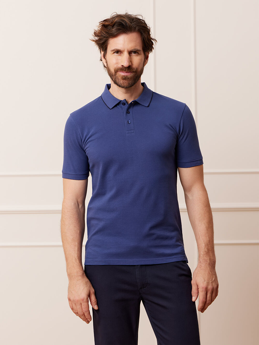 NIBIESKIE POLO SOTERINN - 3