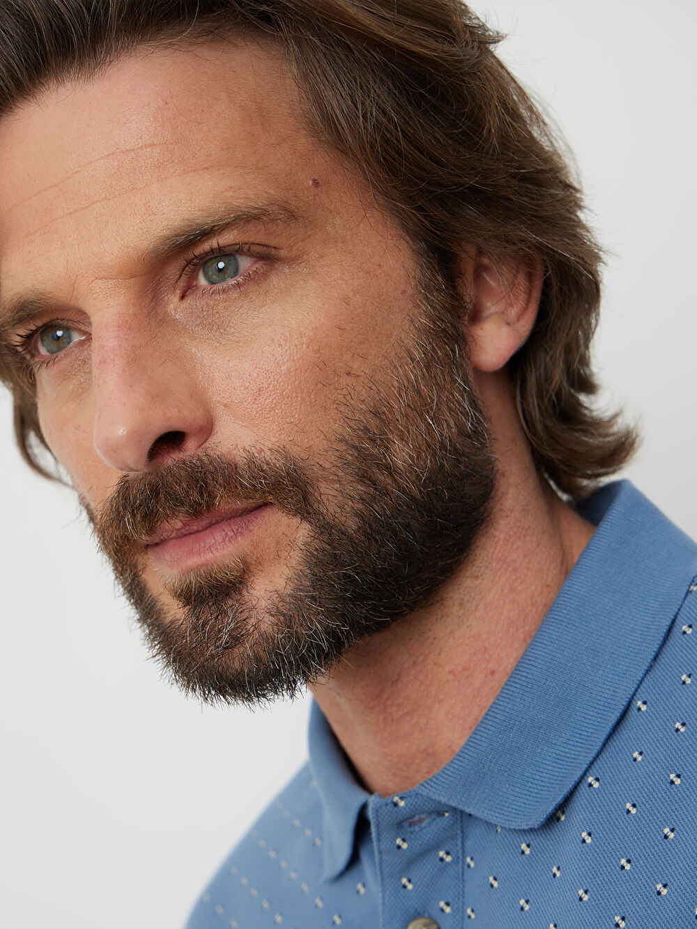 NIEBIESKIE KLASYCZNE POLO BURMAN - 4