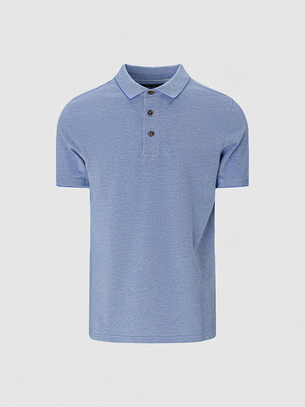 NIEBIESKIE KLASYCZNE POLO TONFAU - 2