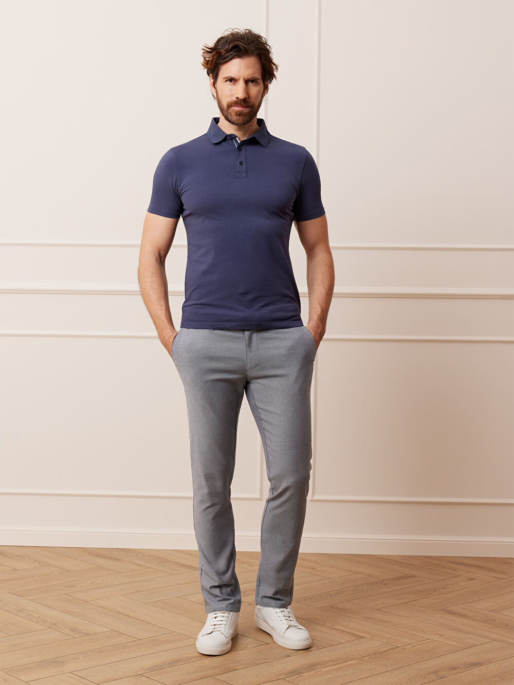 NIEBIESKIE SPODNIE CROLLY