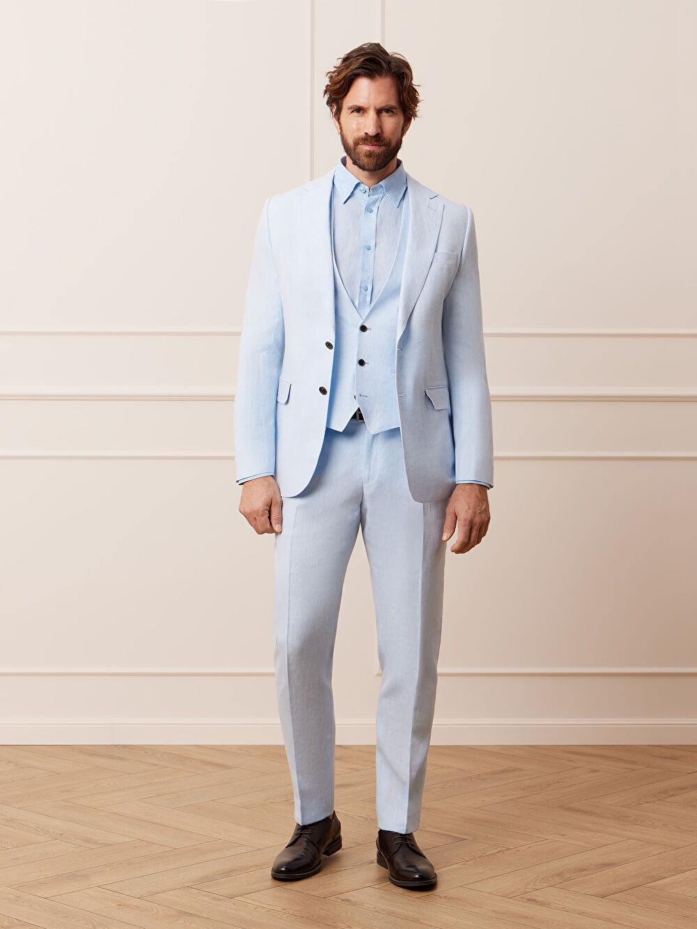 NIEBIESKIE SPODNIE DO GARNITURU - MIKSUJ I ŁĄCZ