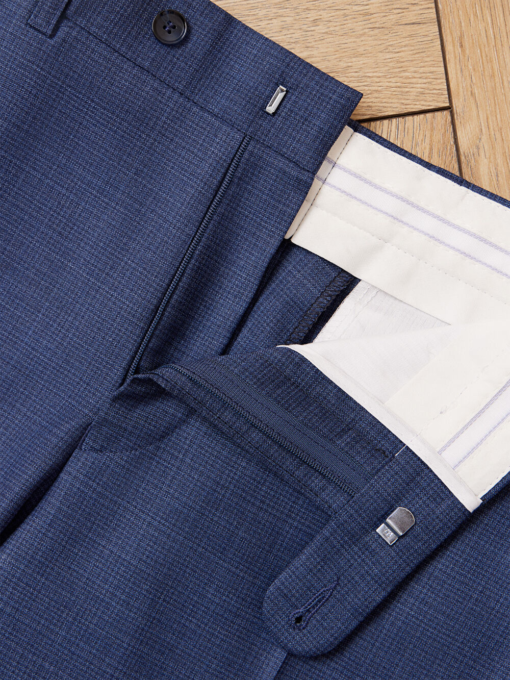 NIEBIESKIE SPODNIE DO GARNITURU - MIKSUJ I ŁĄCZ - 6