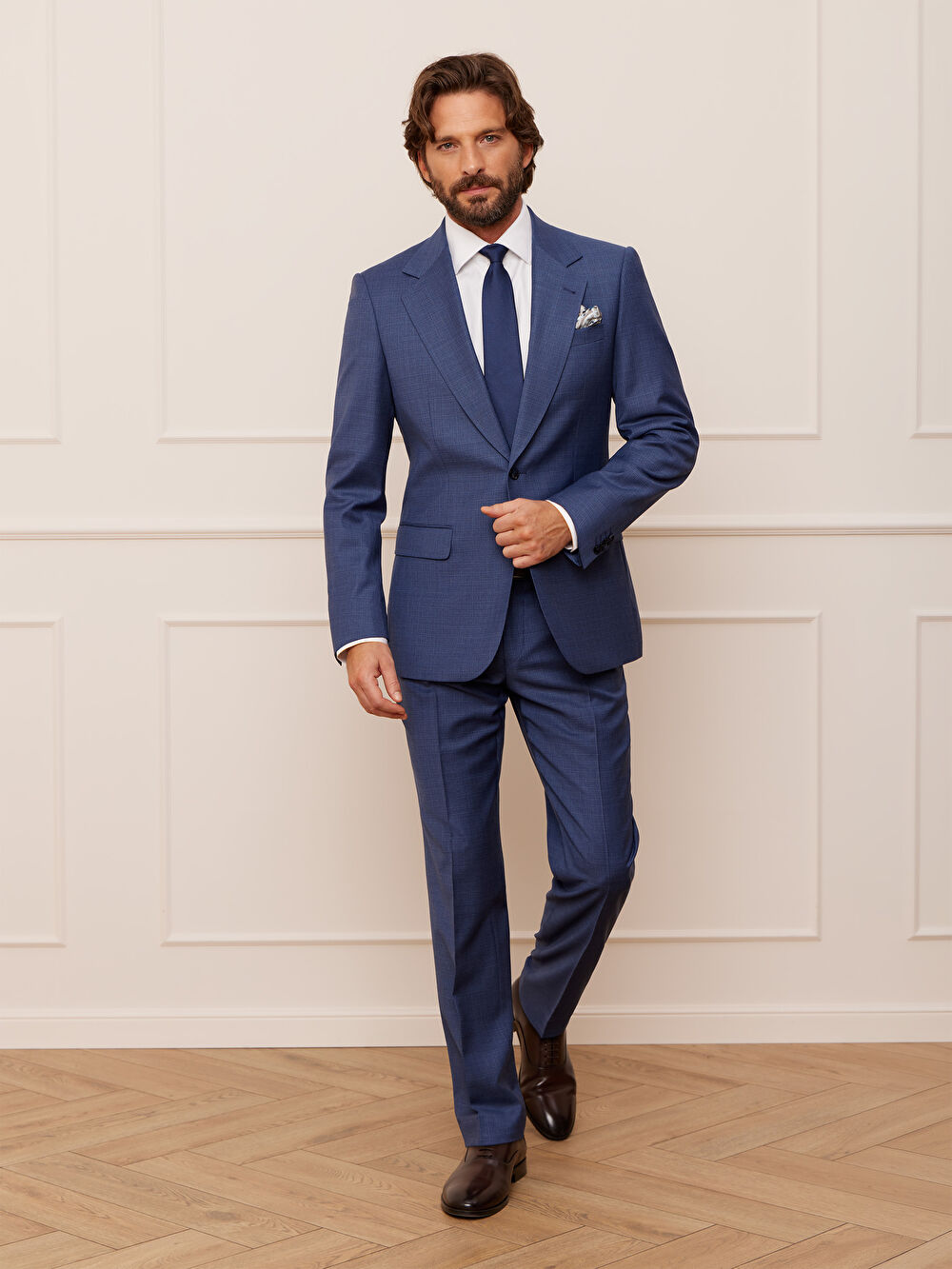 NIEBIESKIE SPODNIE DO GARNITURU - MIKSUJ I ŁĄCZ - 5